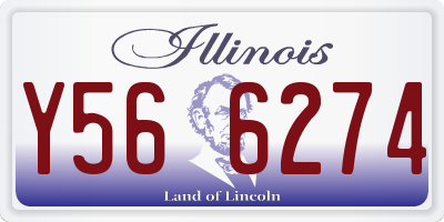 IL license plate Y566274