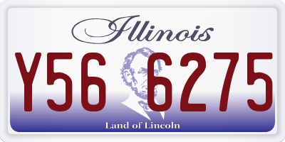 IL license plate Y566275