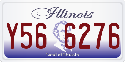 IL license plate Y566276