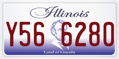 IL license plate Y566280