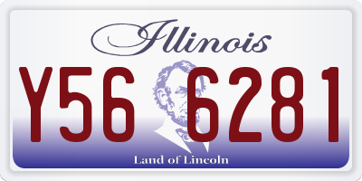 IL license plate Y566281