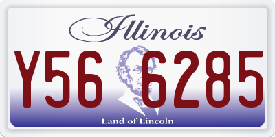 IL license plate Y566285