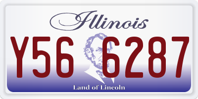 IL license plate Y566287