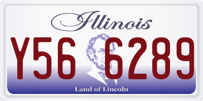 IL license plate Y566289