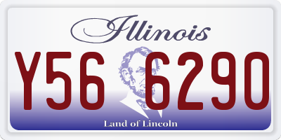 IL license plate Y566290