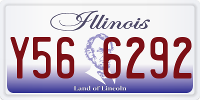 IL license plate Y566292