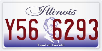 IL license plate Y566293