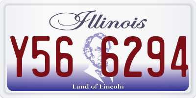 IL license plate Y566294