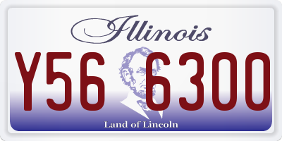 IL license plate Y566300