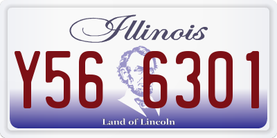 IL license plate Y566301