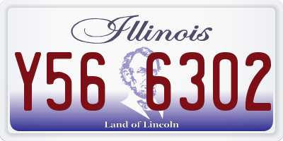 IL license plate Y566302