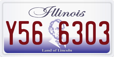 IL license plate Y566303