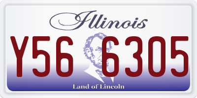 IL license plate Y566305