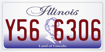 IL license plate Y566306