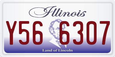 IL license plate Y566307