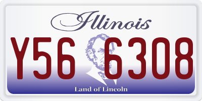 IL license plate Y566308