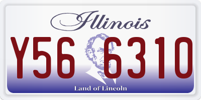 IL license plate Y566310