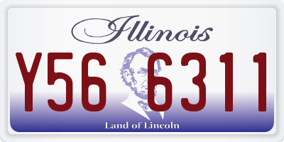 IL license plate Y566311