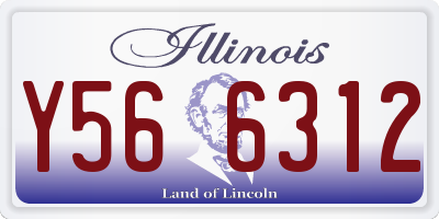 IL license plate Y566312