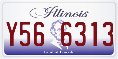 IL license plate Y566313