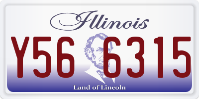 IL license plate Y566315
