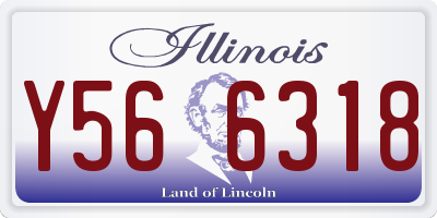 IL license plate Y566318