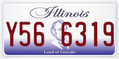IL license plate Y566319