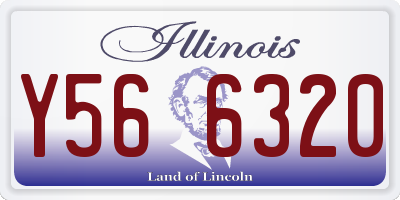 IL license plate Y566320