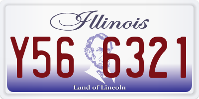 IL license plate Y566321