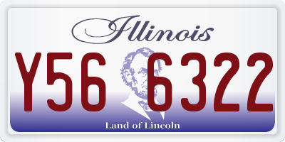 IL license plate Y566322