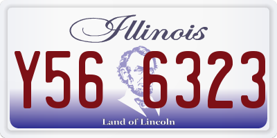 IL license plate Y566323