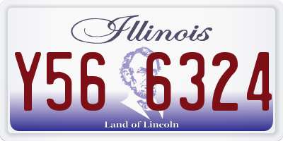 IL license plate Y566324