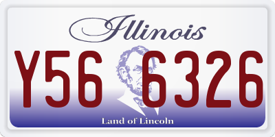 IL license plate Y566326