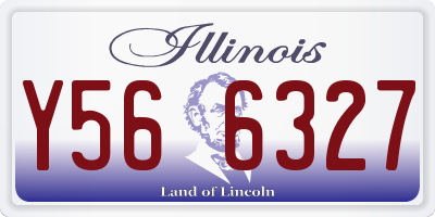 IL license plate Y566327