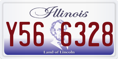 IL license plate Y566328