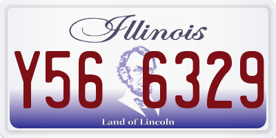 IL license plate Y566329