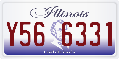 IL license plate Y566331