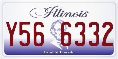 IL license plate Y566332