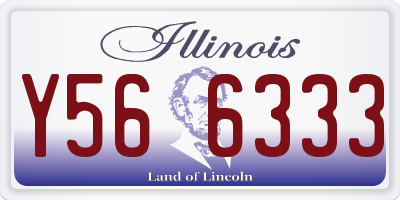 IL license plate Y566333