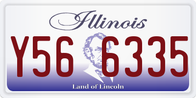IL license plate Y566335