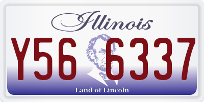 IL license plate Y566337