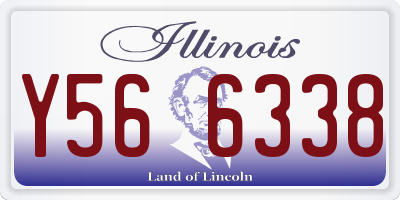 IL license plate Y566338
