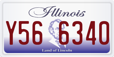 IL license plate Y566340