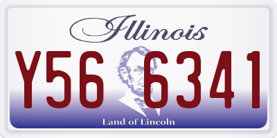 IL license plate Y566341