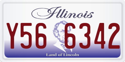 IL license plate Y566342