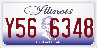 IL license plate Y566348