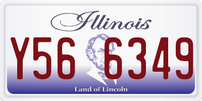 IL license plate Y566349