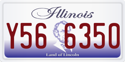 IL license plate Y566350