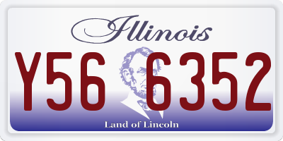 IL license plate Y566352