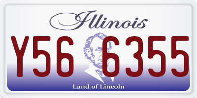IL license plate Y566355